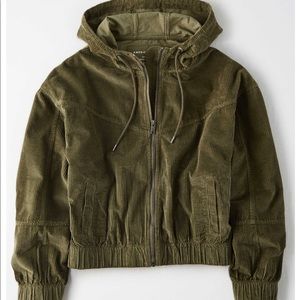 American Eagle corduroy bomber jacket